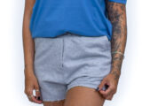 Shorts Moletinho Cinza