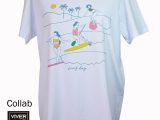 Camiseta Surf Day em Collab Sicrupt e Viver.Amar.Surfar